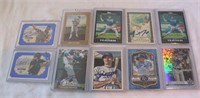 Lot of 10 signed baseball cards