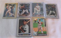 Lot of 6 baseball cards