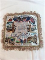 World War II souvenir pillow