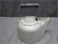 Large Vintage Cast Metal Tea Kettle