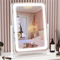 ROLOVE Vanity Mirror with Lights, 12.6"×15" LED M