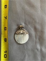 Natural and Sterling Pendant