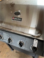 BBQ Pro Propane Gas Grill w/ Side Burner and Tank