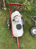 Pull Behind Garden Sprayer with Tank on Wheels