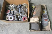 (2) Boxes of various grinding and cut-off wheels