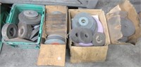 (4) Boxes of assorted grinding wheels includes