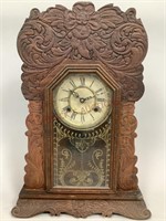 Antique Wooden Kitchen Clock