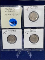1929 P-D&S Buffalo Nickel Good