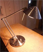 Chrome desk lamp w/ high intensity light