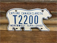 Canada Northwest Territories Bear Number Plate