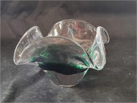 Flygsfor Coquille Art Glass Ashtray