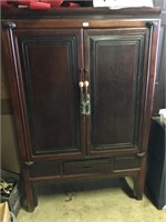 Rosewood Chinese antique scholars cabinet