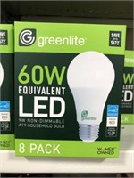 8 PACK 60W LED BULBS