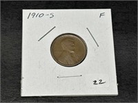 1910-S Lincoln Cent F