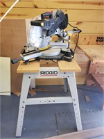 Chicago electric chop saw and rigid work stand