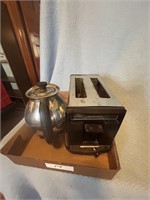 Toaster and coffee pot