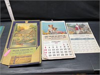 3 vintage calendars Albemarle, Greensboro NC