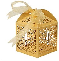 Lucky Monet Cross Gift Candy Box 25pcs Yellow