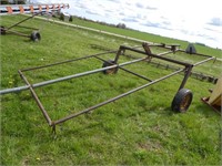Harrow cart for chain harrows