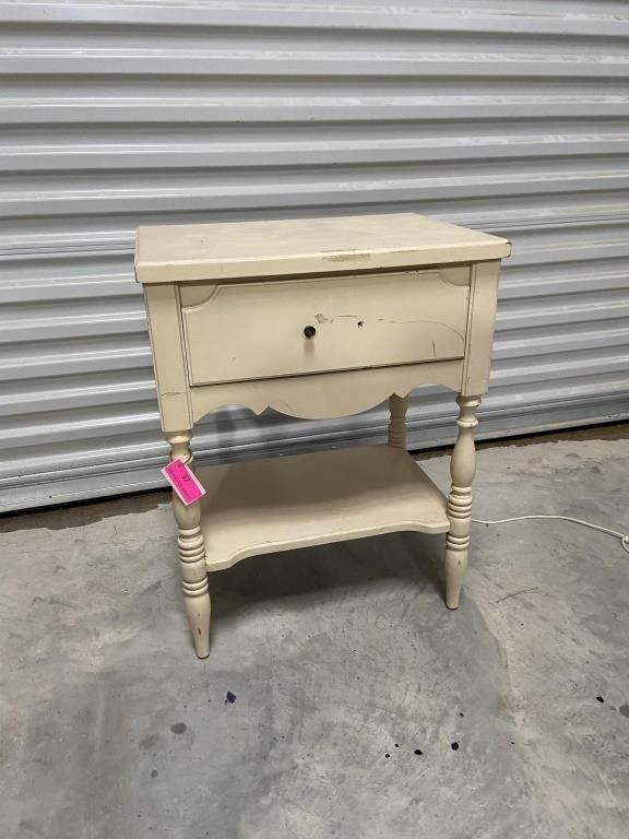 Small wooden end table