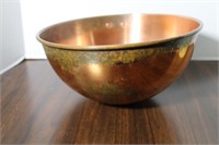 Vintage Copper Bowl 10 1/2 x 5