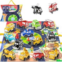 TEMI Baby Toddler Toys, 15 Pieces Baby Truck Car T