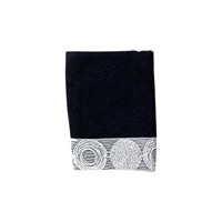 Avanti Linens Galaxy Hand Towel, Black