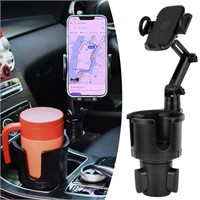 Car Cup Holder Expander with Phone Mount, Cup Hold