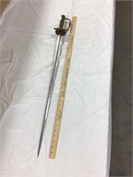 Decorative sword, no manufacturer noted