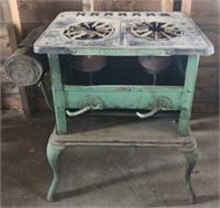 Vintage Blue Florence Flame Stove