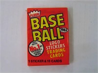 1982 Fleer Baseball Wax Pack Unopened