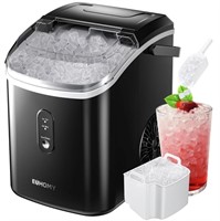 Euhomy Nugget Ice Maker Countertop With Handle,