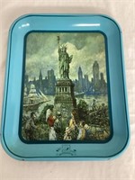 1986 Mutual Federal Savings Statue of Liberty Tray