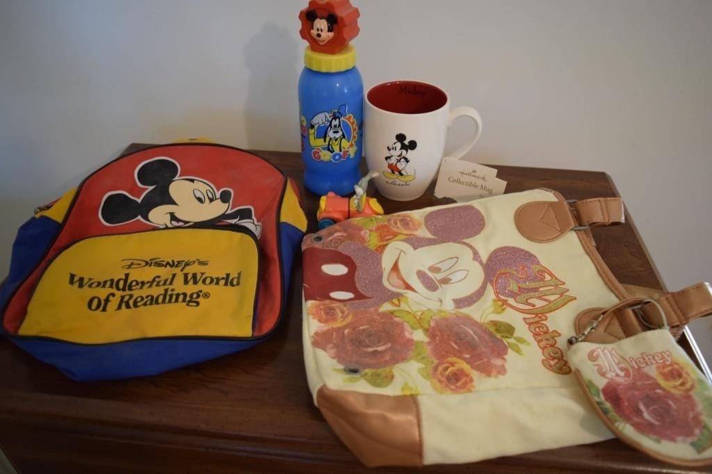 Mickey Mouse Backpack, Cup & Thermos