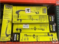Lot of (5 pcs) assorted RYOBI string trimmers,