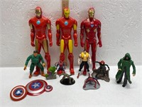 Lot of Marvel Action Figures. Iron Man