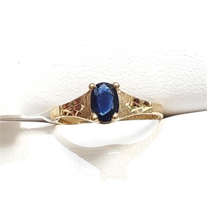 $1200 10K  Sapphire Ring