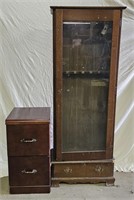 Lighted Gun Cabinet & File Cabinet