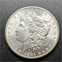 1904-O Morgan Silver Dollar