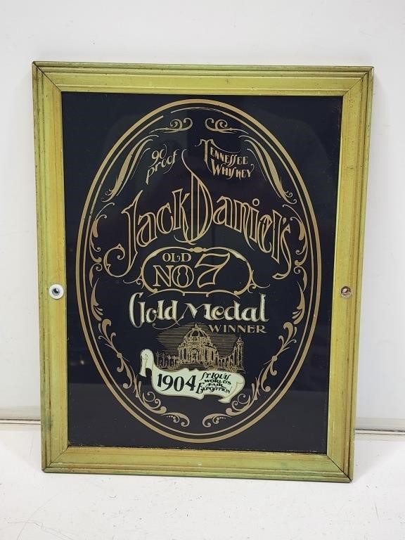 Jack Daniels Reverse on Glass Sign