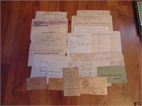 Hamilton Receipts And Envelopes