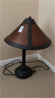 Mica Table Lamp Brown Decorative