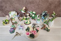 LG Lot of Ceramic Hummingbird Figurines