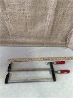 Construction clamps, pair 14"