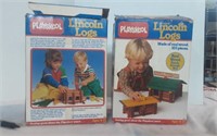 2 boxes of PlaySkool Original Lincoln Logs