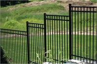 (200) LF Kypro Steel Ornamental Fence