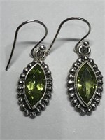 $160.  S/Silver Peridot Earrings
