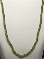 $100.  S/SilverPeridot Necklace with Clasp
