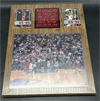 (HI) Michael Jordan the Last Shot Picture Plaque