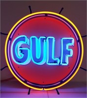 Gulf Gas Neon Sign